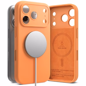 Ringke Silicone Magnetic MagSafe Чехол для iPhone 17 Pro Max - оранжевый