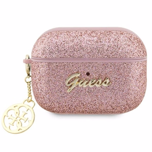 Guess GUAP2GLGSHP viedtālruņa apvalks (m) - rozā Glitter Flake 4G Charm Collection