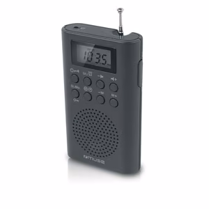 Muse M-03 R – kabatas radio, melns