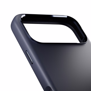 Pure Icon Magnētiskais Pro šķidra silikona viedtālruņa apvalks iPhone 17 Pro, MagSafe saderīgs, ar kameras aizsardzību un alumīnija pogām - tumši zils