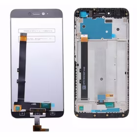 LCD Displejs Saderīgs ar Xiaomi Redmi Note 5A Melns ar frame HQ