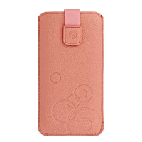 WONDER Deko apvalks (Izmērs M) Iphone 5/Nokia 215 4G/225/5310 2020 persiku