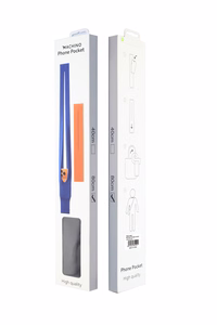 MACHINO iPhone maisiņš GARŠ IZMĒRS (80cm) melns