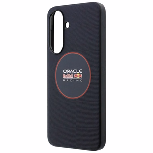 Red Bull vāks Samsung A37 (Meshed PU Red Ring & Metal Buttons) tumši zils
