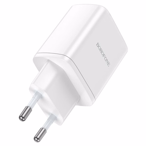 Borofone Sienas lādētājs BN9 Reacher - 2xType C - QC 3.0 PD 35W balts