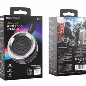 Bluetooth portatīvais skaļrunis BOROFONE Aurora BR2 melns