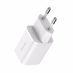Зарядное устройство Dux Ducis C80 Super Si - USB + Type C - PD 30W QC 3.0 18W 3A белый