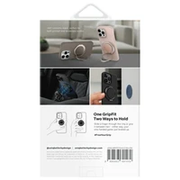 Uniq Gripfit 360 magnētiskais turētājs ar statīvu – dzeltens / kanāriju dzeltens