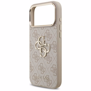 GUESS GUE005593 (PU W/ Big 4G Classic Logo) aizsargvāciņš ierīcei iPhone 18 Pro Max / 17 Pro Max, krāsa – rozā zelta