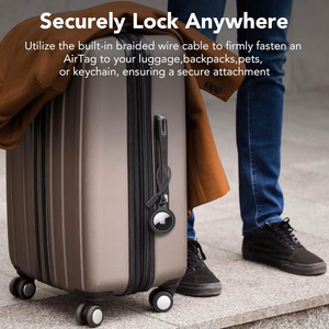 Tech-Protect Rough 2gab komplekts AirTag apvalks - melns