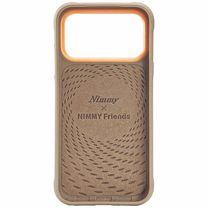 Bēšs NIMMY STILĪGS SUNS AR BRILLĒM vāciņš modelim IPHONE 18 Pro/17 Pro