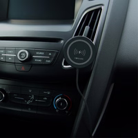 Forever automašīnas turētājs ventilācijas atverei MACH-300 magnētiskais ar bezvadu uzlādi melns Qi2 15W