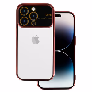 Чехол Electro Lens для iPhone 13 Pro вишнёвый