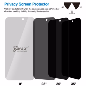Vmax Aizsargstikls 0,33 mm 2,5D augstas skaidrības privātuma stikls iPhone 7 / 8 / SE2020 / SE2022