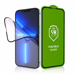 Bestsuit elastīgs hibrīdstikls 5D viedtālrunim Samsung Galaxy S23FE (Hot Bending) melns