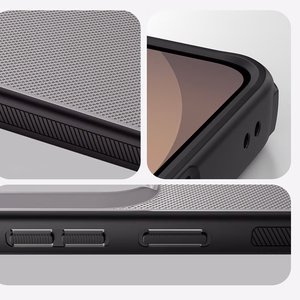 Nillkin Super Frosted Shield Pro magnētiskais MagSafe saderīgs maciņš priekš Samsung Galaxy S26 caurspīdīgi melns