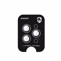 Joyroom JR-MSF0303 Aizsargstikls iPhone 16 Pro/16 Pro Max lēcām - melna