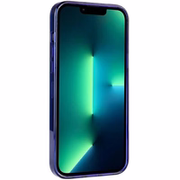 Audi IML Big Logo Magnētiskais apvalks iPhone 13 Pro Max - zils