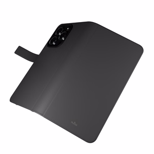 Puro Wallet Magnētiskais noņemamais 2in1 PU ādas apvalks ar vāciņu un maku iPhone 16 Pro - melns