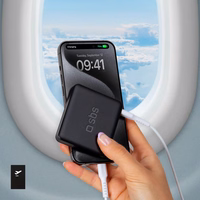 Portatīvais lādētājs SBS NanoTube 5000 mAh Augsta blīvuma - melna