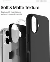 Korpuss Mercury Pure Magsafe Silicon Case Apple iPhone 17 sarkans