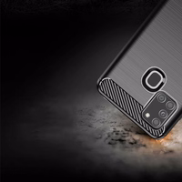 Karbonālais apvalks (m) SAMSUNG A21S - melns (m)