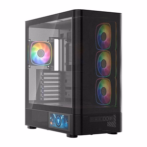 MODECOM Volcano AQ400 ARGB Midi melns