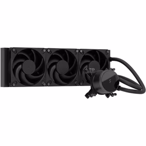 Fractal Design šķidruma dzesēšana Radius 360, melna, Intel, AMD