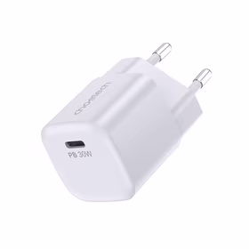 Choetech PD5007 USB-C PD 30W GaN sienas lādētājs - balts