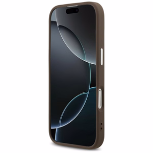 Guess 4G Classic Logo magnētiskais viedtālruņa apvalks iPhone 17 - brūns