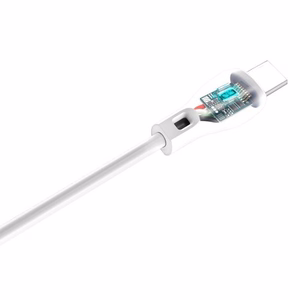 USB kabelis Dudao L4T balts Type-C 200cm