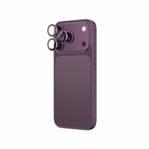 AmazingThing Titan Vision Lens safīra stikla kameras objektīvu aizsargs modelim iPhone 18 Pro / 18 Pro Max – krāsa: violeta