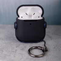 Airpods / Airpods 2 austiņu futrālis tumši zils