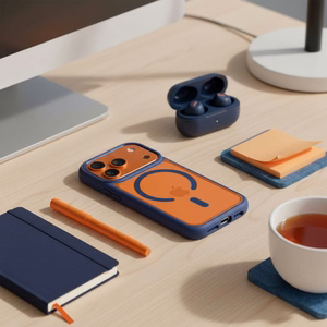 ROAR case MAG BUMPER compatible with MagSafe for IPHONE 16 Pro navy blue
