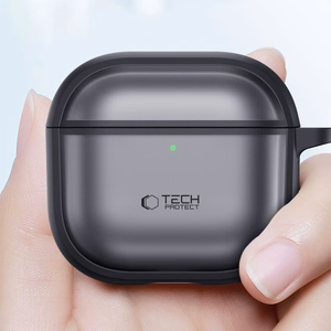 Tech-Protect Slim Hook viedtālruņa apvalks AirPods 4 - melns