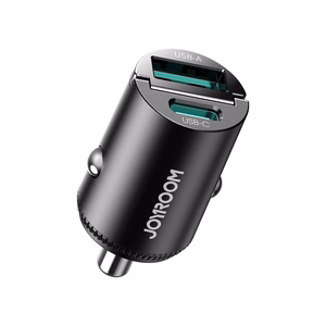 Joyroom JR-CCN18 автомобильное зарядное устройство 65W USB-A USB-C чёрный