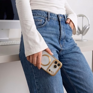 Tech-Protect MagFlex maciņš, paredzēts iPhone 18 Pro / 17 Pro, zeltains