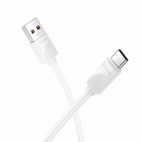 Kabelis USB-A uz USB-C Hoco 3A 1 m X114 balts