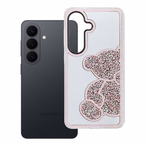 TEDDY BEAR viedtālruņa apvalks SAMSUNG S26 Pro rozā