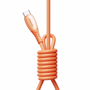 Joyroom S-A59 Vibrant Series 60W USB-C - USB-C Kabelis 1.2m - oranžs