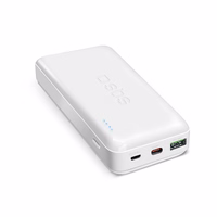 Portatīvais lādētājs SBS TTBB20000PD20W 20000 mAh 20W Power Delivery ar MicroUSB, USB-C, USB-A - balta