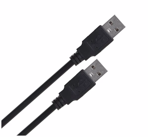 Lanberg CA-USBA-20CU-0010-BK USB kabelis 1m 2.0 USB A melns