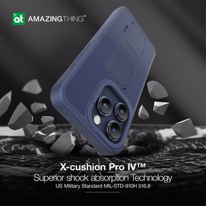 Amazing Thing Matte Pro Magnētiskais apvalks MagSafe 12FT IP156.7PMPBU iPhone 15 Pro Max zilais