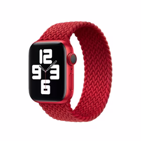 APPLE SIKSNIŅA APPLE WATCH MQGW3ZM/A PĪTS SOLO SIKSNIŅA 45MM SIZE 3 SARKANS ORIĢINĀLĀ PLOMBA
