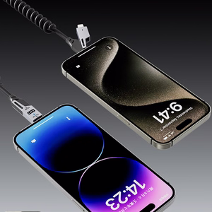 Dudao L20 Pro 4-in-1 USB-A / USB-C - Lightning / USB-C Cable - Black