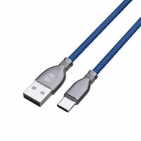Forever Tornado kabelis USB - USB-C 1,0 m 3A tumši zils