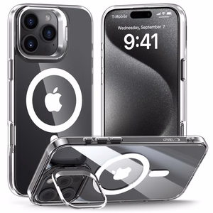 Tech-Protect MagStand MagSafe apvalks iPhone 16 Pro - caurspīdīgs