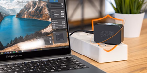 Kruger&Matz universālais barošanas adapteris ar Power Delivery un 7 uzgaļiem, 45 W