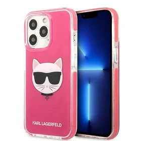 KARL LAGERFELD KLHCP13XTPECPI IPHONE 13 PRO MAX 6.7 "MACIŅŠ FUCHSIA/FUSCHIA CHOUPETTE HEAD
