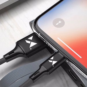 Wozinsky kabelis USB - USB Type-C 2,4A 2m melns (WUC-C2B)